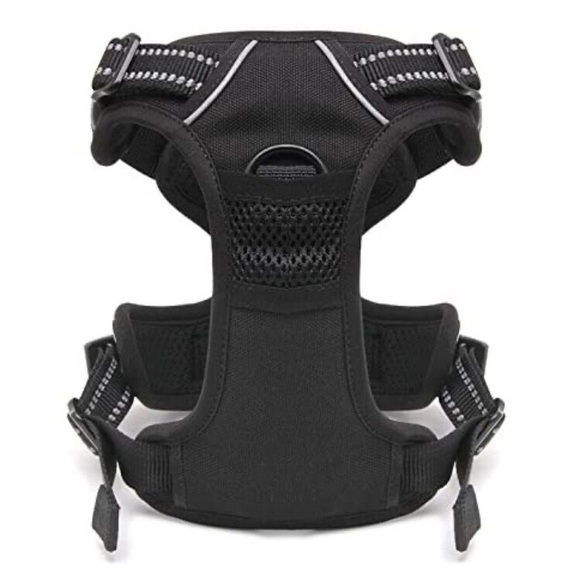 Truelove Adjustable No-Pull Reflective Dog Harness, Black, Small - Picture 10 of 16